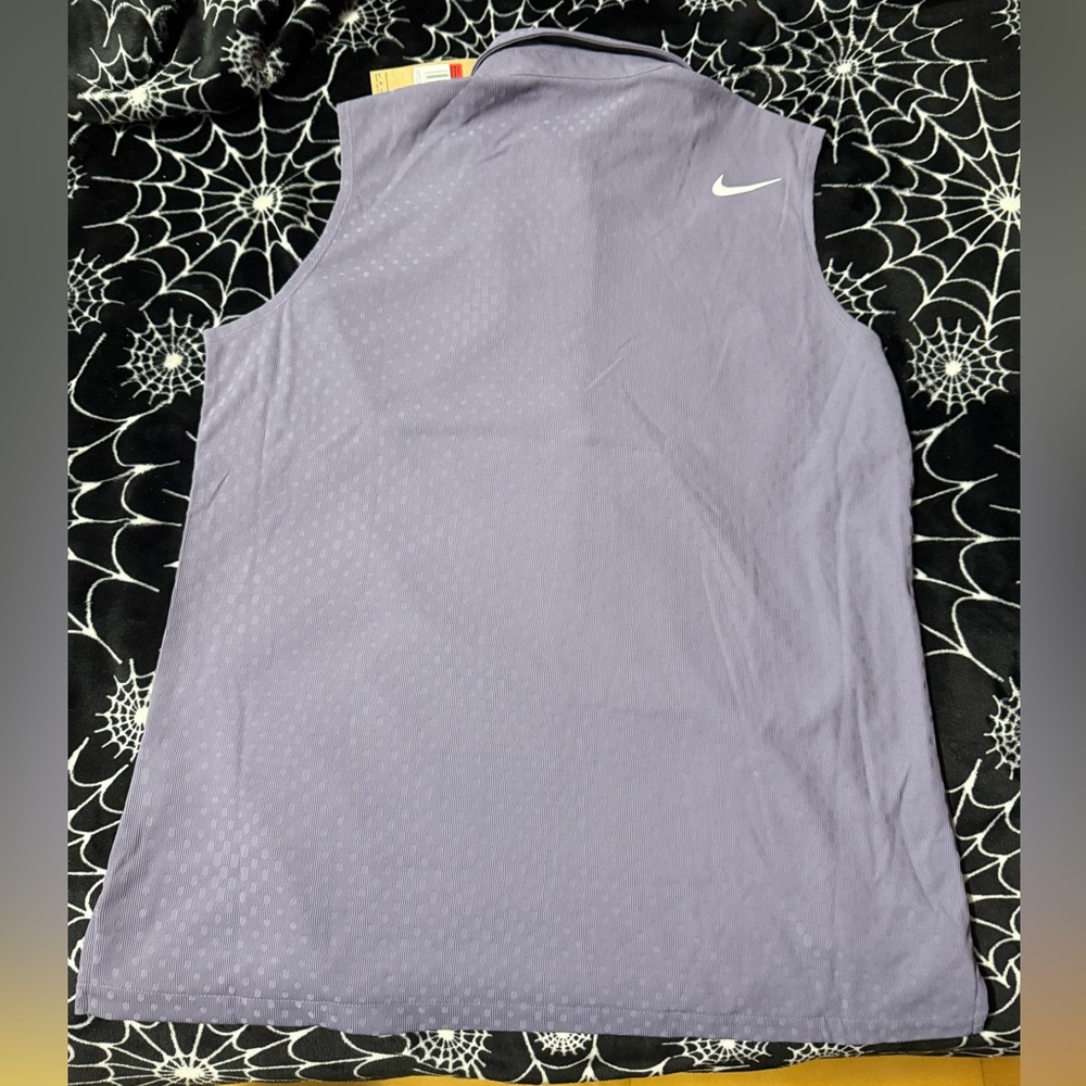 Nike Purple Sleeveless Polo Tank Top - Picture 2 of 6